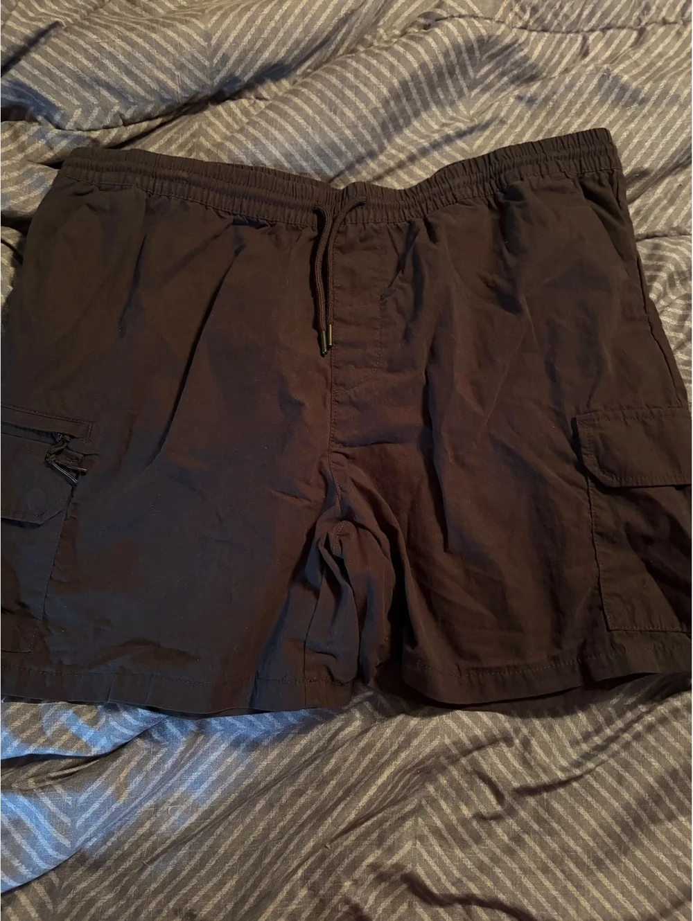 No Boundaries Men's XL Cargo Shorts Black
